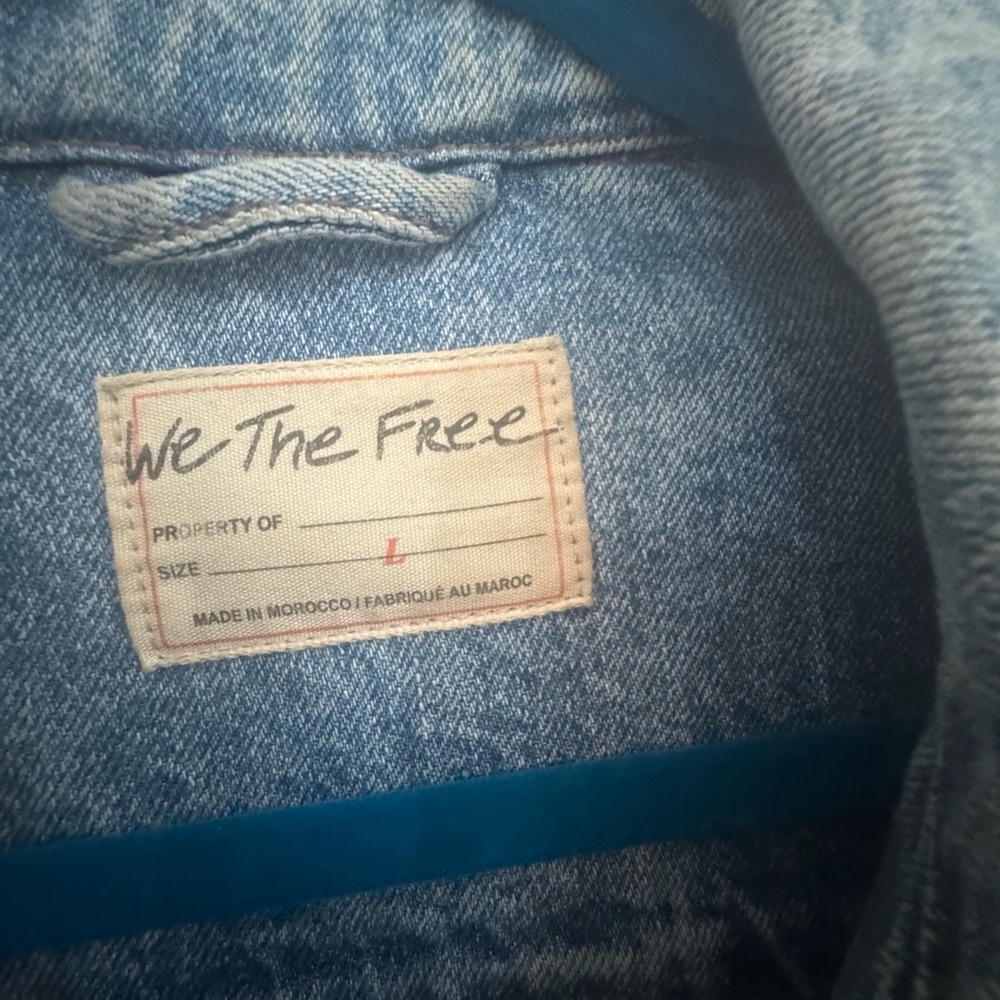 We The Free Acid Wash Jean Jacket - Picture 3 of 3